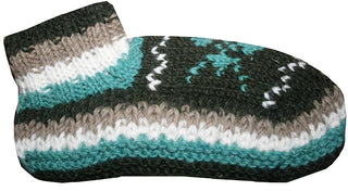 Knit Crochet Fleece Lined Booties Socks - Agan Traders