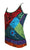 R 125 Rib Cotton Vibrant Patch Razor Cut Embroidered Yoga Tank Top - Agan Traders, Multicolor