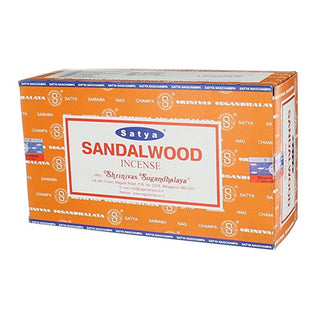 Satya Nag Champa incense Sticks - [ Box 12 Packs; 15 gm each] - Agan Traders, Sandlewood