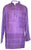Goddess Script Printed Yoga Tunic Rayon Shirt - Agan Traders, Purple