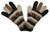 Knit Ski Mitten Gloves - Agan Traders, Beige Multi