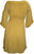 Rayon Crape Bohemian Medieval Peasant Gothic Short Baby Doll Dress - Agan Traders, Yellow