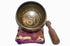 Antique Tibetan Auspicious Symbol Singing Bowl Set ~ Nepal