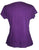 Om Embroidered Stretchy Yoga Tee - Agan Traders, Purple