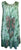 Butterfly Rayon Tie Dye Light Weight Umbrella Mid Length Dress ~ One Size - Agan Traders, Green