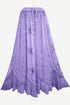 Women's Scalloped Bohemian Gothic Elastic Waistband Flared Skirt ~ 711 SKT