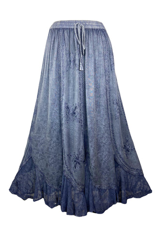 711 SK Agan Traders Gypsy Medieval Renaissance Skirt - Agan Traders, Lilac