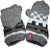 1402 Himalayan Wool Knit Fleece Muga Hat Mitten Glove ~ Nepal - Agan Traders, Gray Multi Glove