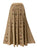 712 SK Agan Traders Medieval Embroidered Long Skirt - Agan Traders, Beige