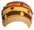 Knit Multi-colored Stripe Crochet Hat OR Mitten OR Folding Mitten Nepal - Agan Traders,  Hat Yellow