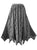 714 Skt Bohemian Gypsy Asymmetrical Hem Rayon Netted Skirt - Agan Traders, Silver C