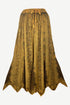 714 Skt Bohemian Gypsy Asymmetrical Hem Rayon Netted Skirt