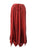 714 Skt Bohemian Gypsy Asymmetrical Hem Rayon Netted Skirt - Agan Traders, B. Red