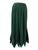 714 Skt Bohemian Gypsy Asymmetrical Hem Rayon Netted Skirt - Agan Traders, H green