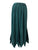714 Skt Bohemian Gypsy Asymmetrical Hem Rayon Netted Skirt - Agan Traders, Turquoise