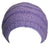 1421 H Womens Cable Knit Warm Soft Lamb's Wool Fleece-Lined Skull Hat - Agan Traders, Lilac