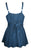 Medieval Gypsy Embroidered Spaghetti Strap Tank Top - Agan Traders, Blue
