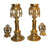 Bronze Oil Lamp(Panas) with Lord Ganesha & Lord Kumar[25 inches tall] - Agan Traders