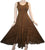 Sweet Empire Dazzling Flare Gothic Summer Costume Dress Gown - Agan Traders, Rust