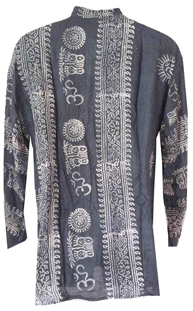 501 MS Unisex Goddess Script Printed Light Weight Sheer Yoga Tunic Shi ...