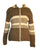 804 Wool Fleece Lined Sherpa Knitted Jacket Sweater - Agan Traders