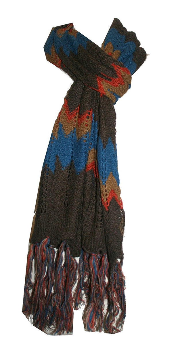 211 Scf Fashion Assorted Knitted Fringe Scarf Shawl (78 X 30) – Agan ...