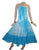 Cotton Tie Dye Gypsy Halter Tube Dress - Agan Traders, Turquoise