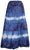 Soft Crinkle Tie Dye Lace Skirt - Agan Traders, Blue