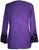 Gypsy Vintage Embroidered Elegant Rayon Velvet Tunic Top Blouse - Agan Traders, Purple