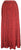 712 SK Agan Traders Medieval Embroidered Long Skirt - Agan Traders, B. Red