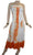 Cotton Tie Dye Gypsy Halter Tube Dress - Agan Traders, Orange Rust