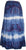 Soft Crinkle Tie Dye Lace Skirt - Agan Traders, Blue