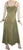 Gothic Summer Spaghetti Strap Embroidered Sleeveless Dress - Agan Traders, Olive