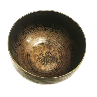 Himalayan Antique Hand Pounded Tibetan Art Healing Chakra Singing Bowl Nepal - Agan Traders, 404 SB Crown Chakra