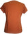 Ying Yang Embroidered Stretchy Yoga Tee - Agan Traders, Rusty Orange
