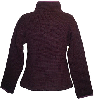 811 WJ Wool Fleece Lined Sherpa Paw Knit Cardigan Jacket - Agan Traders