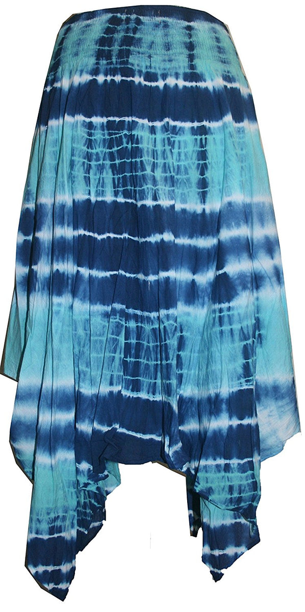 1954 SK Cotton Tie Dye Gypsy Renaissance Vintage Bohemian Skirt – Agan ...