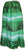 Soft Crinkle Tie Dye Lace Skirt - Agan Traders, Green