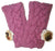 Knitted Hand Warmer Fingerless Mitten - Agan Traders, Pink 330