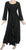 Scooped Neck Bohemian Rayon Velvet Corset Long Dress Gown - Agan Traders, Black