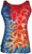 R 126 Nepal Highland Agan Traders Viscose Vibrant Sun Print Tie Dye Tank Top Cami - Agan Traders, Multicolor