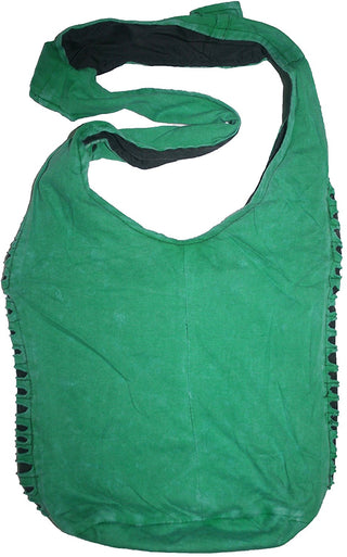 ATSJ 02 Agan Traders Shoulder Bag Purse Satchel Tote Bohemian Gypsy Bag Purse - Agan Traders, Egreen