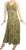 Gothic Summer Spaghetti Strap Embroidered Sleeveless Dress - Agan Traders, Olive