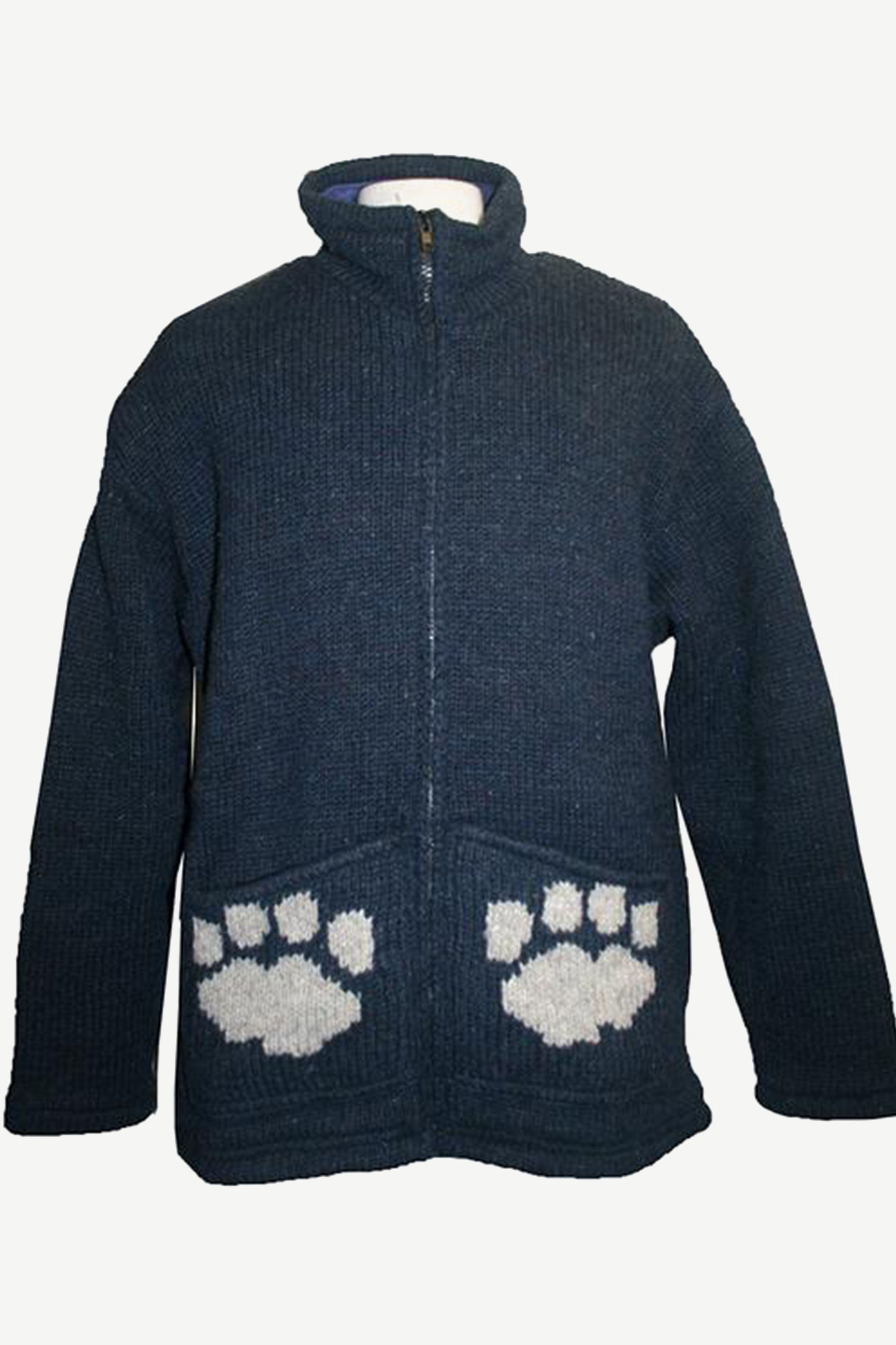 910 Himalayan Lamb's Wool Hand Knitted Fleece Lined Paw Sherpa