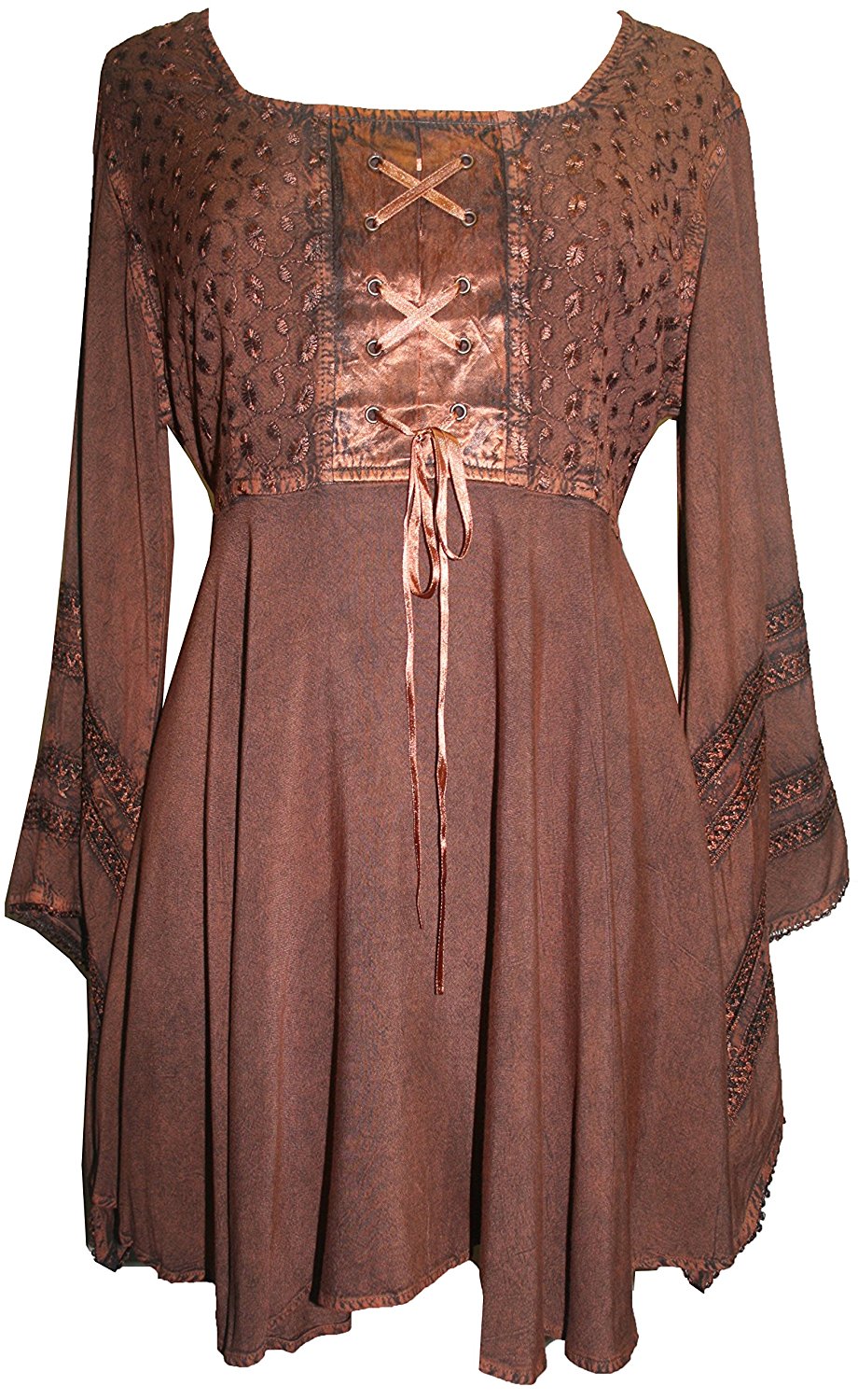 11 B Gypsy Medieval Stylish Bohemian Flare Corset Tunic – Agan Traders
