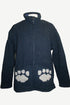 910 Himalayan Lamb's Wool Hand Knitted Fleece Lined Paw Sherpa Jacket