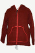 912 WJ Heavy Wool Fleece Lined Sherpa Himalayan Hoodie Jacket
