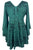 Medieval Butterfly Bell Sleeve Flare Blouse - Agan Traders, E Green