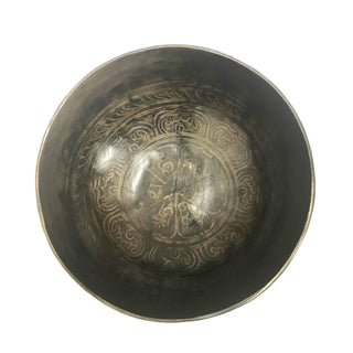 Himalayan Antique Hand Pounded Tibetan Art Healing Chakra Singing Bowl Nepal - Agan Traders, 414 SB Crown Chakra