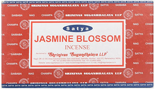 Satya Nag Champa incense Sticks - [ Box 12 Packs; 15 gm each] - Agan Traders, Jasmine Blossom